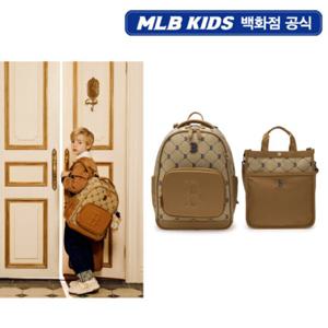 [MLB키즈PG] 신학기 뉴럭스 모노그램 책가방 세트 (7ABKMD25N-43BGS)