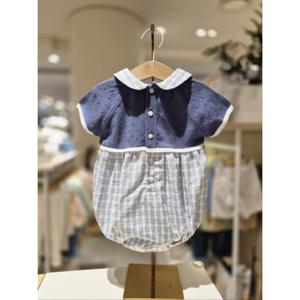 블루독베이비 10 여름신상25SS(BL)니트 벌룬 바디수트세트 (4531360409)