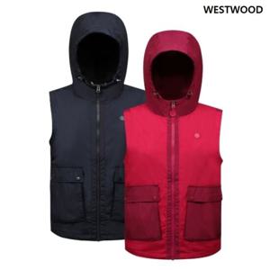 [웨스트우드] 여성 포켓포인트 방풍 베스트_WO3WCVT602