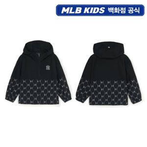 [MLB키즈PG] 다이아 모노그램 경량 바람막이 (7AWJMD653-50BKS)