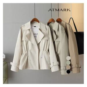 [앳마크]ATMARK (77까지)숏웨이더블스냅트렌치코트_AA51CT004G