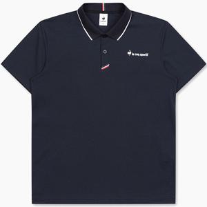 [르꼬끄 스포르티브]르꼬끄 공용 베이직 폴로 카라 반팔 티셔츠 블랙 QP123TTS35