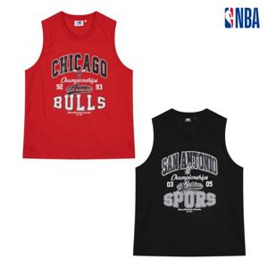 공용 NBA N252TS410P 루즈핏 팀 아카이브 메쉬 슬리브리스 나시 STG