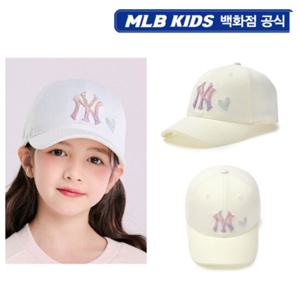 [MLB키즈PG] 베이직 스톤캡 (7FCP4405N-50WHS)