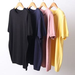 [아이우먼]빅사이즈반팔티 D285L504 데일리코튼반팔니트 EB