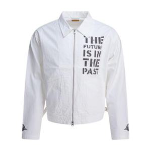 휴먼메이드 남성 화이트 짚업 자켓 HM29JK018WHITE