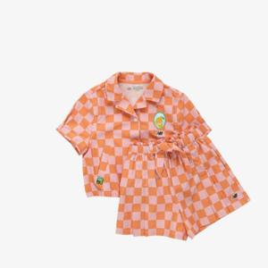 뉴발란스키즈트레이닝세트 PQC NK9YE3603G-80 Fruit Pack 여아 시어서커 셔츠 셋업