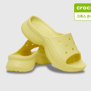 [크록스 본사] 크록스 베이 슬라이드 데이 릴리 슬리퍼 (211108-78R)