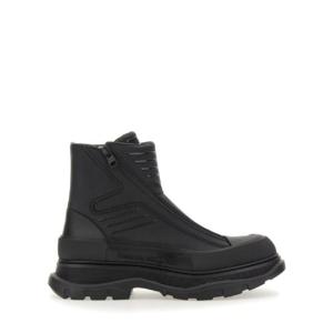 ALEXANDER MCQUEEN 트레드 슬릭 모터사이클 부츠 757712WHYKF1000