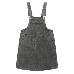 에꼴리에 세이브존07 4.5부 루즈핏멜빵바지 25B5255BK