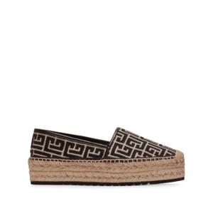 발망 Brown Geometric Logo Pattern Espadrilles CN1UG866TJMA TP719810441