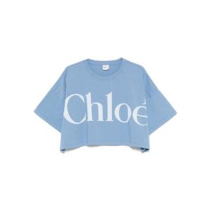 끌로에 반팔 티셔츠 CH25AJH09183 40Q Clear Blue