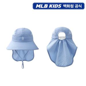 [MLB키즈PG] 시어서커 와이드 아동 플랩캡 (7AHTB0253-43SBM)