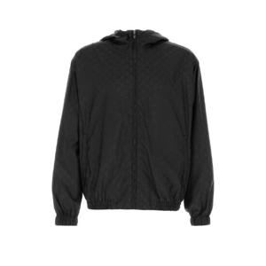 GUCCI Black GG fabric windbreaker 814110ZASZD 1000