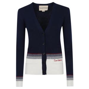 발렌티노 가라바니 가디건 BKA12A 9GQ 0W6 NAVY BETULLA