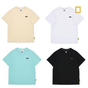 내셔널지오그래픽키즈  (K255UTS020) 스몰로고 반팔 티셔츠 남여공용 이너 면티