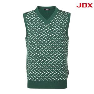 JDX 세이브존07 남성 패턴 V넥 베스트 X2SVV3371DE