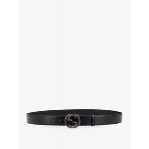 [GUCCI] 라프리마 남성 벨트 앤 Braces 레더 위드 incrocio gg 버클 7741530YA0V 1000 1 /12