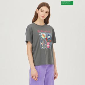 베네통 앤서니 티셔츠 BATS07341_DG