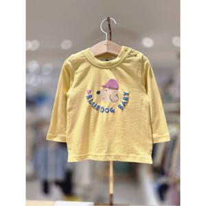 블루독베이비 10 25FW가을신상 (YE)도기 크루넥 티셔츠 (45A1433001)