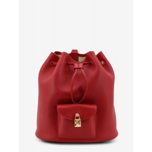 [LORO PIANA] 라프리마 여성 Backpacks 엑스트라 드로스트링 L27 레더 백팩 FAP4322 R0E2 Frozen redcurrant 썬 골드 /12
