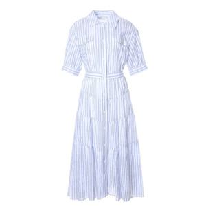 [시슬리]허리밴딩 스트라이프 원피스 SAOP71541