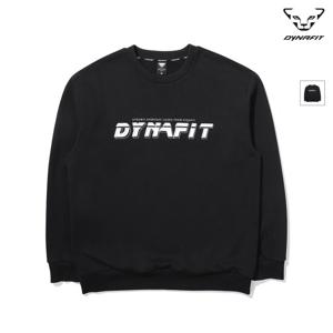 [다이나핏] (택가 109,000원) 블랙 ALLROUND (올라운드) 맨투맨 YUW22264Z1