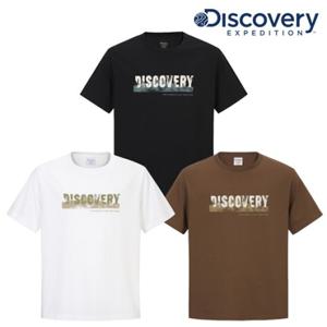 디스커버리 (DXRS35054) 2025 F W 남여공용 로고변형 그래픽 반팔티셔츠