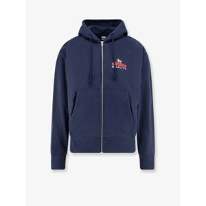 [STUSSY] 라프리마 남성 스웨트셔츠 코튼 블렌드 후드 스웻셔츠 1975106 0806 Blu /12
