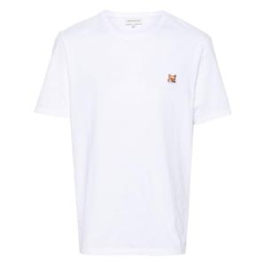 메종키츠네 반팔 티셔츠 LM00104K J0008P100 White