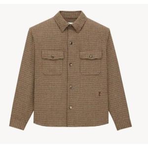 생로랑 반팔 티셔츠 843378YZ9CH 9773 BROWN CHECK