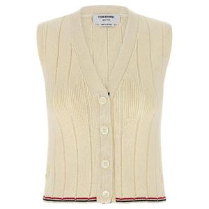 THOM BROWNE RWB intarsia vest FKV217AY1024100