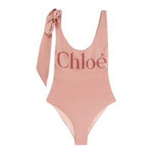 [CHLOE] 라프리마 여성 원피스 Whole 나일론 costume 위드 로고 CH25AMB544726L7 Nude Neutrals /8