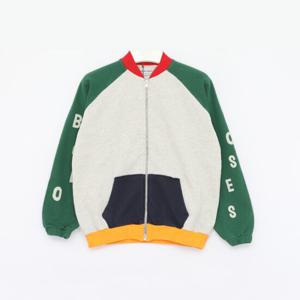 보보쇼즈 25FW 보보로고 컬러 블록 집업 남아 자켓 B225AC052 991
