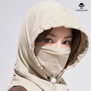 트윈스파파 남녀공용 마스크 후드 일체형 쿨 바라클라바(P0000TYP/1 + 1)