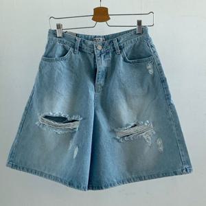 [아이우먼]빅사이즈청반바지 U959L507 마이부숏버뮤다팬츠 LO