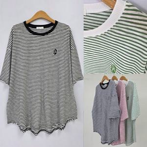 [아이우먼]위쉬몰 OL 쫀쫀넥SAT단가라반팔티(U303H507) 빅사이즈