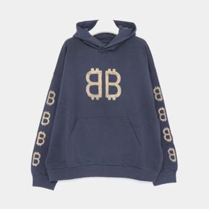 발렌시아가 남성 후드 티셔츠 96784153