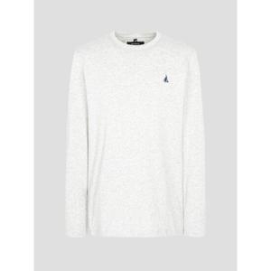 [빈폴멘] [Essential] 남녀공용 수피마코튼 라운드넥 티셔츠 - 그레이 (BC5741E023)