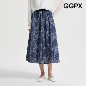 [GGPX] 레이스 플레어 볼륨 밴딩 스커트 (GP7SK009F)