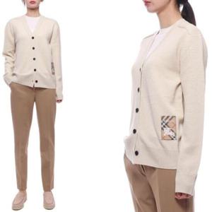 버버리 여성 라운드넥 니트 8102690 NUTMEG 25S_106537348