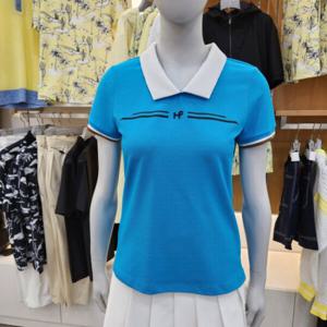 [힐크릭]여성 리노브 메쉬 카라 티셔츠 1HCTSM3536AQ_KG