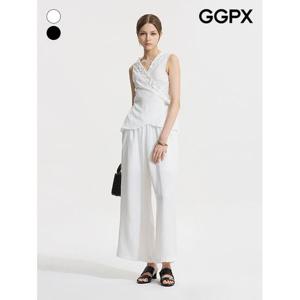 [GGPX]프릴 랩 블라우스 앤 팬츠 투피스 (GP7ST014F)