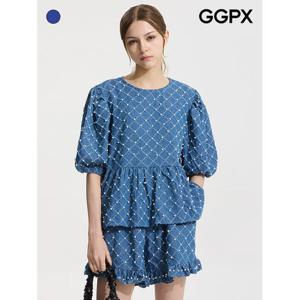 [GGPX]진주 데님 투피스 (GP7ST013F)