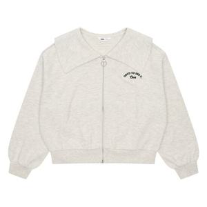 [소이]24F5151-16 크롭 빅카라 점퍼