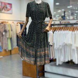 [써스데이아일랜드]플라워 보더 쉬폰 원피스 t244mop255