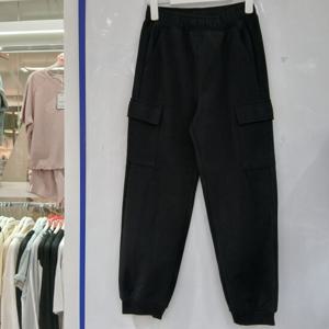 [에꼴리에][모다부평] 특양면 데일리 카고 조거 바지/25C0205BK