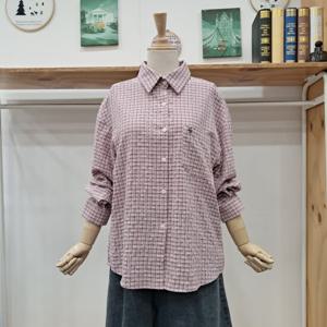 [레코브]잔체크자수남방LC61E9NB543XPK
