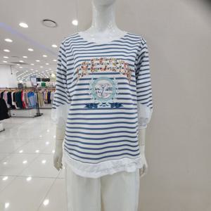 [크레송]줄무늬 칠부티셔츠 NDCGRG64A