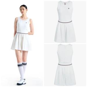 [휠라] FILA 여성용 테니스 매치 점프수트 원피스 FS2OPH2351FOWH